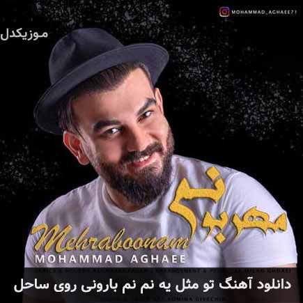 دانلود اهنگ تو مثل یه نم نم بارونی روی ساحل محمد آقایی