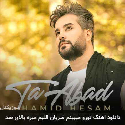 دانلود اهنگ تورو میبینم ضربان قلبم میره بالای صد حمید حسام
