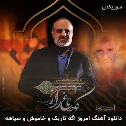دانلود اهنگ امروز اگه تاریک و خاموش و سیاهه محمد اصفهانی