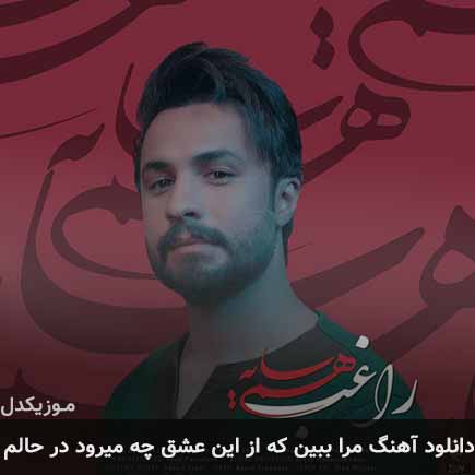 دانلود اهنگ مرا ببین که از این عشق چه میرود در حالم راغب