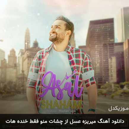 دانلود اهنگ میریزه عسل از چشات منو فقط خنده هات شهام