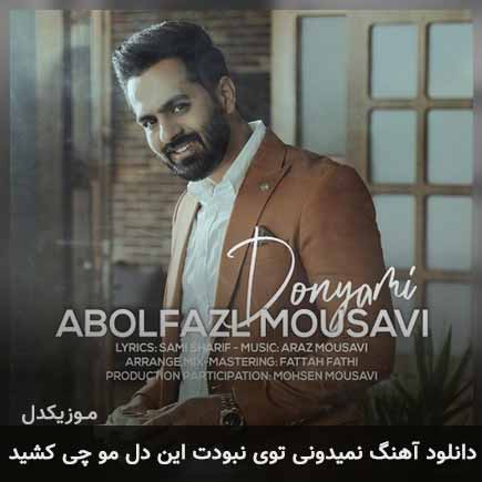 دانلود اهنگ نمیدونی توی نبودت این دل مو چی کشید ابوالفضل موسوی