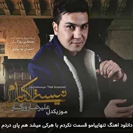 دانلود اهنگ تنهاییامو قسمت نکردم با هرکی میشد هم پای دردم علیرضا روزگار