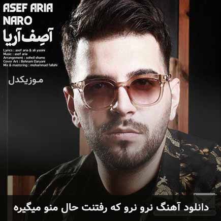 دانلود اهنگ نرو نرو که رفتنت حال منو میگیره آصف آریا