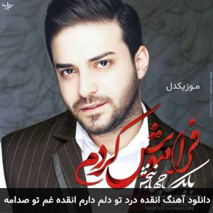 دانلود اهنگ انقده درد تو دلم دارم انقده غم تو صدامه بابک جهانبخش