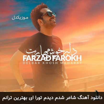 دانلود اهنگ شاعر شدم دیدم تورا ای بهترین ترانم فرزاد فرخ