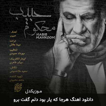 دانلود اهنگ هرجا که یار بود دلم گفت برو حبیب