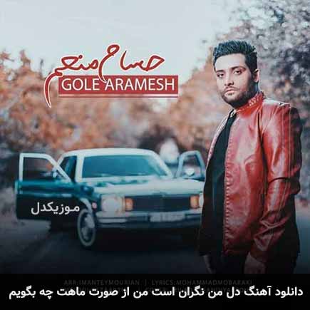دانلود اهنگ دل من نگران است من از صورت ماهت چه بگویم حسام منعم