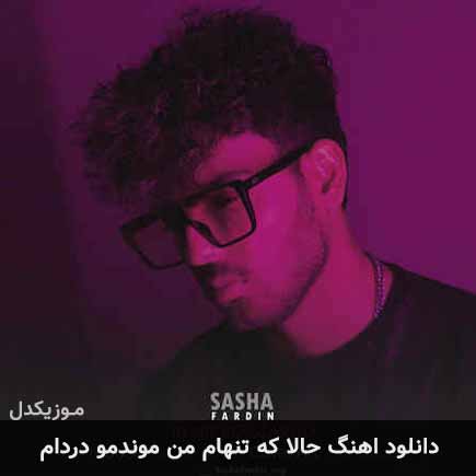 دانلود اهنگ حالا که تنهام من موندمو دردام ساشا فردین