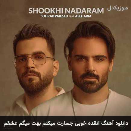 دانلود اهنگ انقده خوبی جسارت میکنم بهت میگم عشقم سهراب پاکزاد و آصف آریا