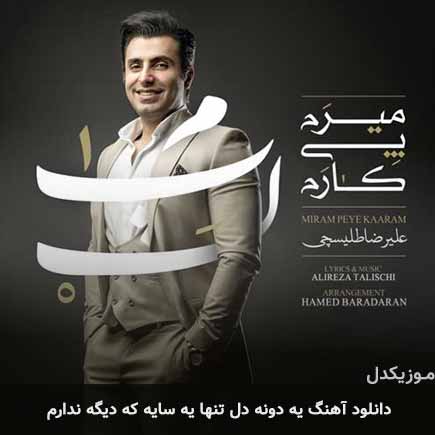دانلود اهنگ یه دونه دل تنها یه سایه که دیگه ندارم علیرضا طلیسچی