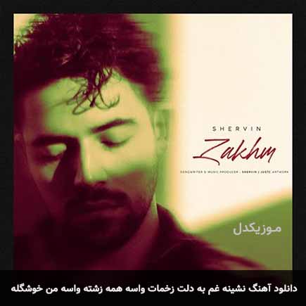 دانلود اهنگ نشینه غم به دلت زخمات واسه همه زشته واسه من خوشگله شروین حاجی آقاپور