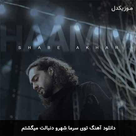 دانلود اهنگ توی سرما شهرو دنبالت میگشتم حامیم